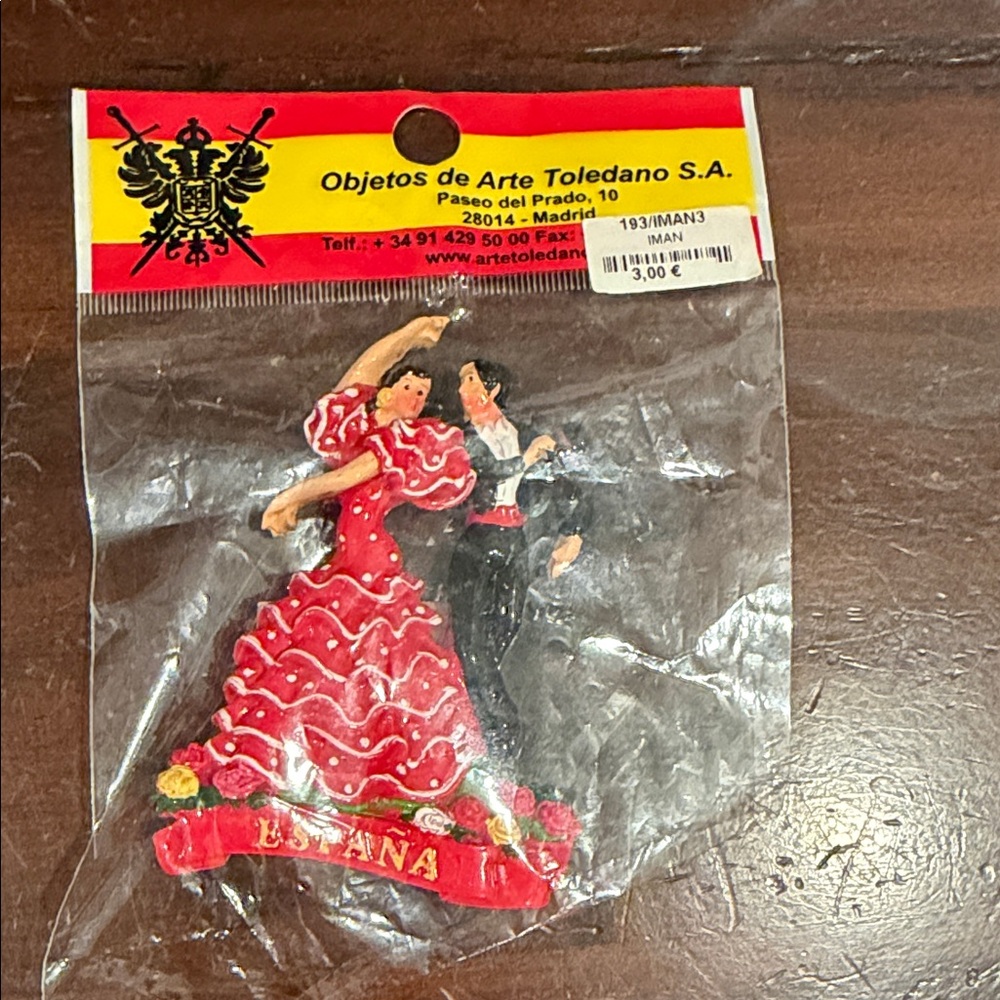 Arte Toledano Spanish Dancers Art Print - Red and Black